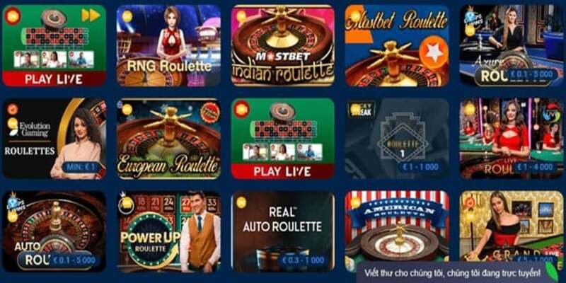 Đa dạng trò chơi được cung cấp tại hệ thống casino online FB88